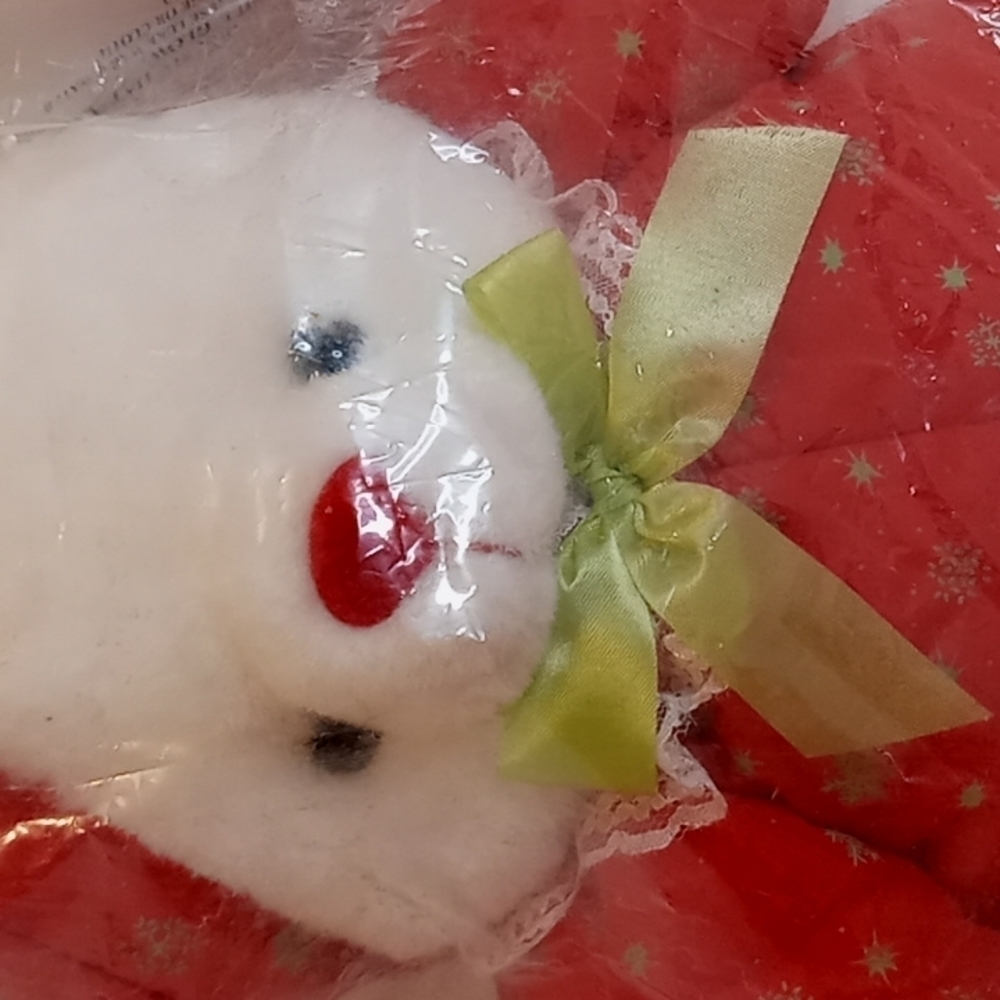 𝅺1993 House Of Lloyd Holiday Glow In The Dark Teddy Bear